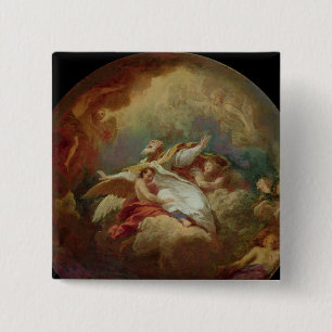 Apotheosis of St. Ambrose 15 Cm Square Badge