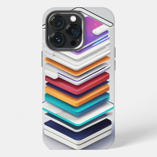 "App Stack: iPhone Case with Mobile App Art" (Back)