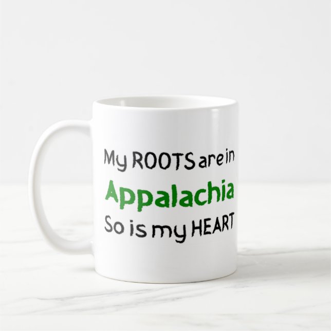 appalachia roots coffee mug (Left)