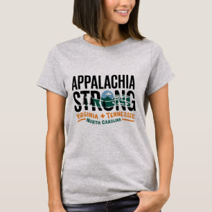 Appalachia Strong Mountain Outdoors Hiking NC T-Shirt