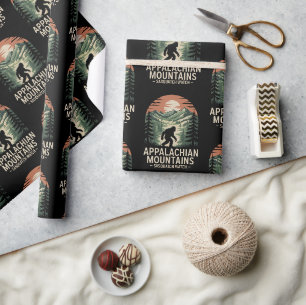 Appalachian Mountain Sasquatch Watch Wrapping Paper