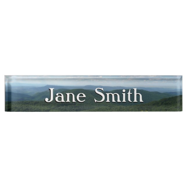 Appalachian Mountains I Shenandoah Nameplate (Front)