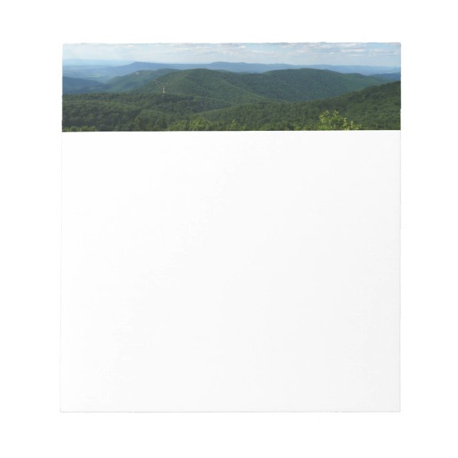 Appalachian Mountains I Shenandoah Notepad (Front)