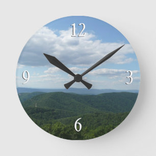Appalachian Mountains I Shenandoah Round Clock