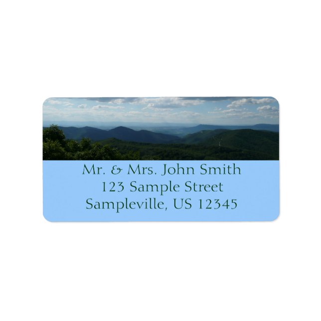 Appalachian Mountains II Shenandoah Label (Front)