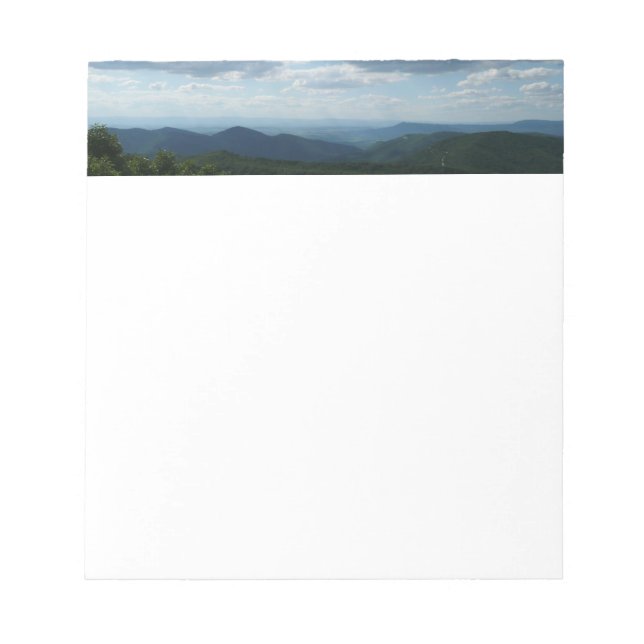 Appalachian Mountains II Shenandoah Notepad (Front)