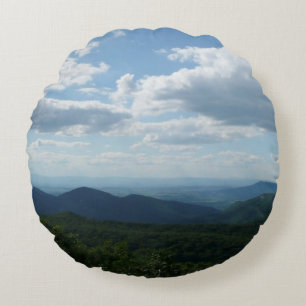 Appalachian Mountains II Shenandoah Round Cushion