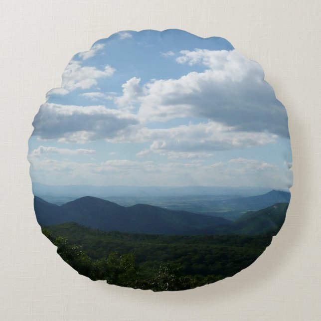 Appalachian Mountains II Shenandoah Round Cushion (Front)