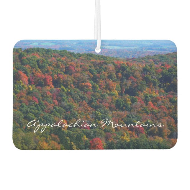 Appalachian Mountains in Fall Car Air Freshener (Front)