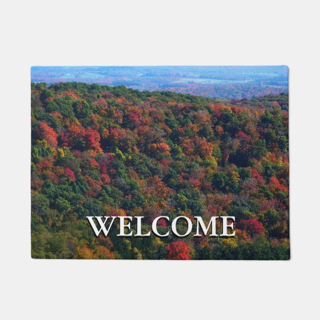 Appalachian Mountains in Fall Doormat (Front)