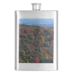 Appalachian Mountains in Fall Hip Flask
