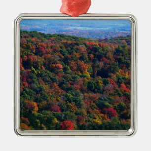 Appalachian Mountains in Fall Metal Tree Decoration