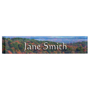 Appalachian Mountains in Fall Nameplate