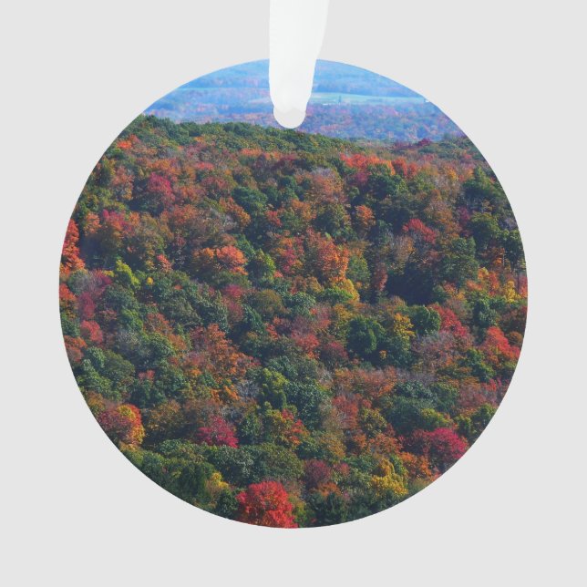 Appalachian Mountains in Fall Ornament (Front)