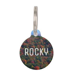 Appalachian Mountains in Fall Pet Tag