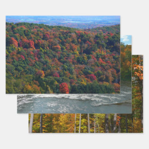 Appalachian Mountains in Fall Wrapping Paper Sheet
