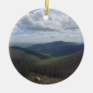 Appalachian Mountains in Spring Ceramic Ornament