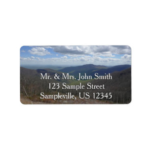 Appalachian Mountains in Spring Label