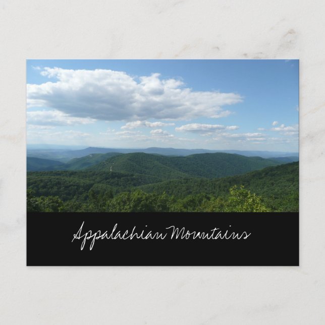Appalachian Mountains Postcard (Front)