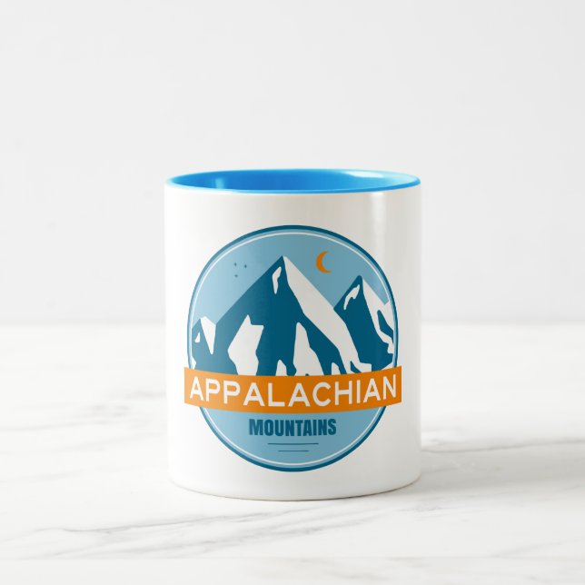 Appalachian Mountains Two-Tone Coffee Mug (Center)