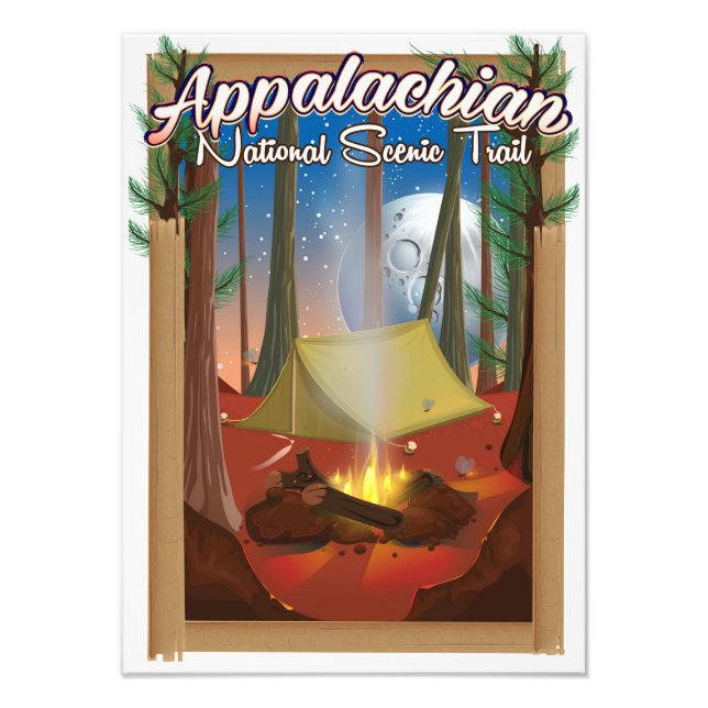 Appalachian National Scenic Trail Photo Print (Front)