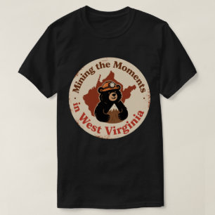 Appalachian Pride_West Virginia Bear Miner Vintage T-Shirt