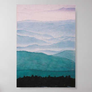 appalachian ridges poster