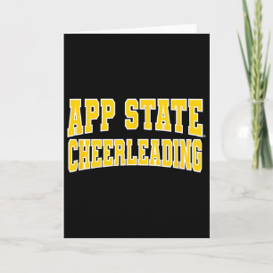 Appalachian State Cheerleading Apparel Sports Fan Card