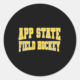 Appalachian State University Field Hockey Apparel Classic Round Sticker