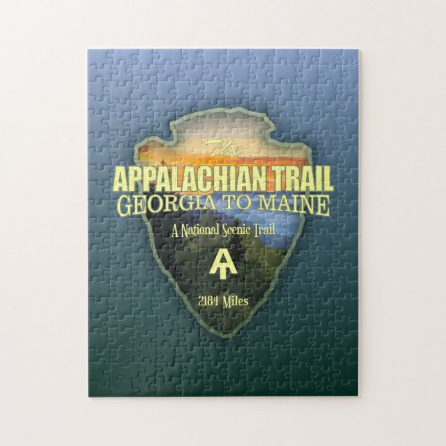 Appalachian Trail (arrowhead) Jigsaw Puzzle (Vertical)