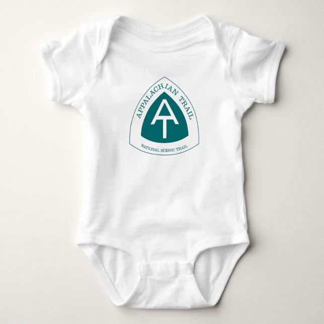 Appalachian Trail Baby Bodysuit (Front)