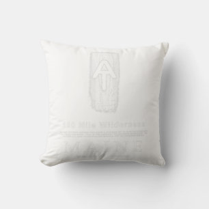 Appalachian Trail Blaze 100 Mile Wilderness Maine Cushion