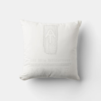 Appalachian Trail Blaze 100 Mile Wilderness Maine  Cushion