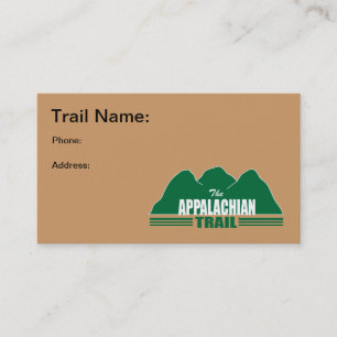 Appalachian Trail Business Cards