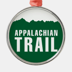 Appalachian Trail (Elevation) Metal Tree Decoration