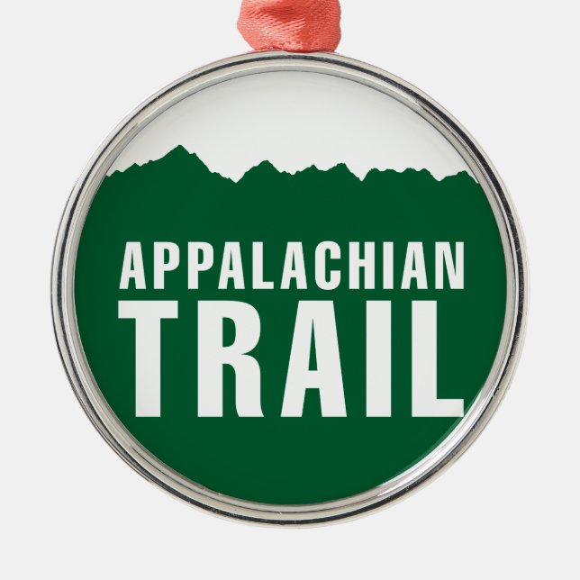 Appalachian Trail (Elevation) Metal Tree Decoration (Front)