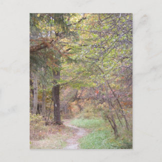 appalachian trail fall pension postcard
