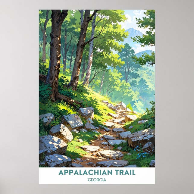 Appalachian Trail, Georgia Poster (Front)