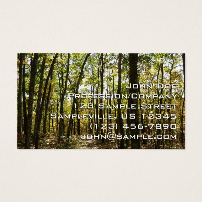 Appalachian Trail in October at Shenandoah (Front)