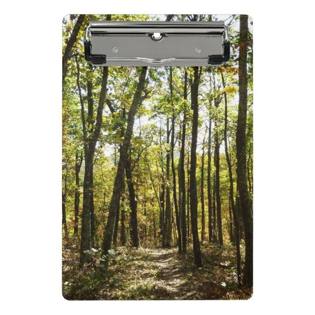 Appalachian Trail in October at Shenandoah Mini Clipboard (Front)