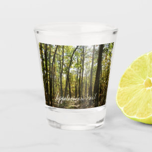 Appalachian Trail in October at Shenandoah Shot Glass