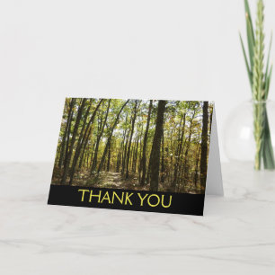 Appalachian Trail in October at Shenandoah Thank You Card