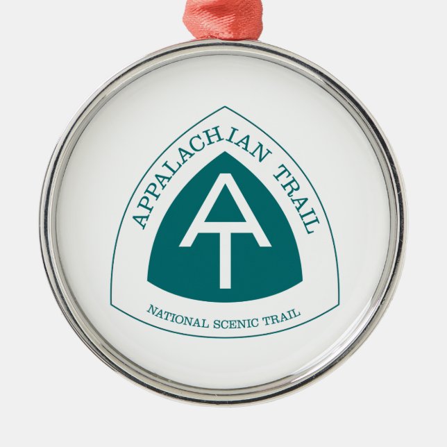 Appalachian Trail Metal Tree Decoration (Front)