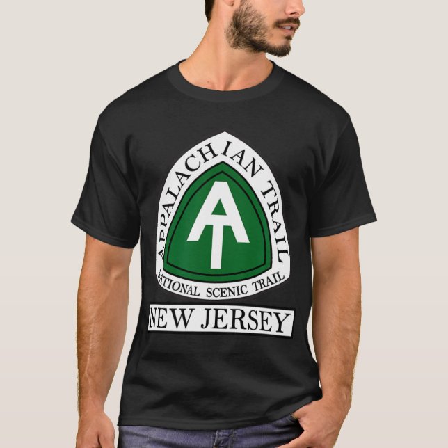 Appalachian Trail New Jersey Nj  T-Shirt (Front)