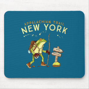 Appalachian Trail New York Hiking Frog _1 Mouse Pad