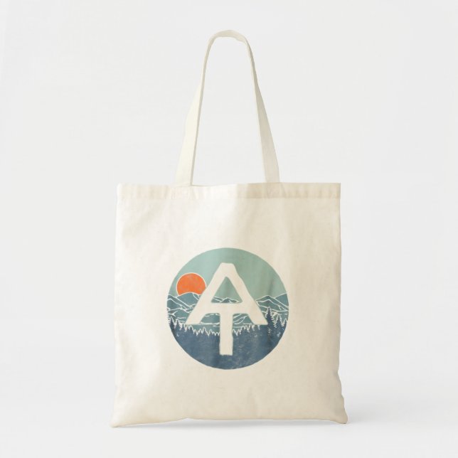 Appalachian Trail Outdoor Scene Hiking Shirt Tote Bag (Front)