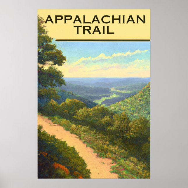 Appalachian Trail Overlook Poster (Front)