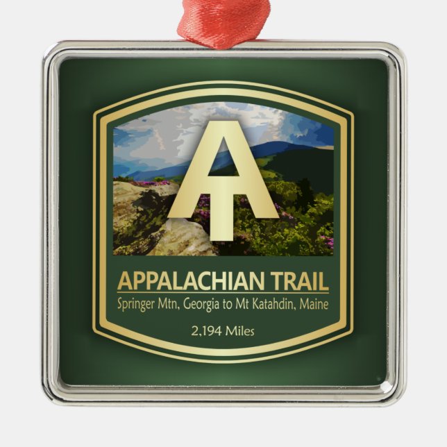 Appalachian Trail (PF) Metal Ornament (Front)