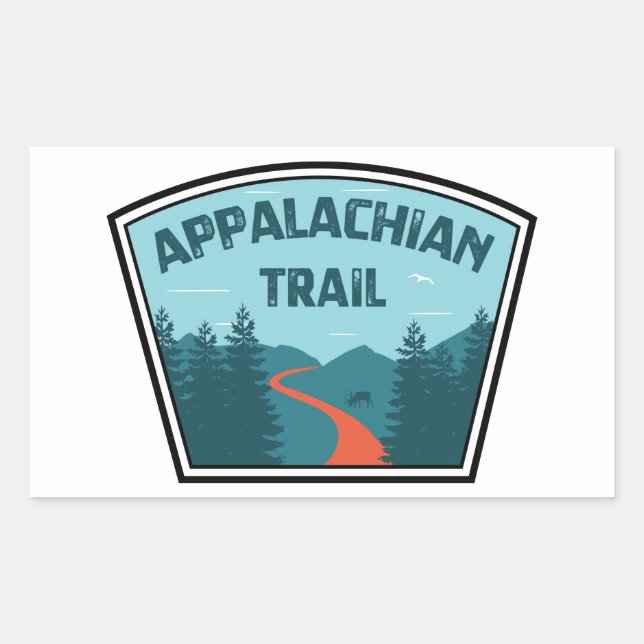 Appalachian Trail Rectangular Sticker (Front)