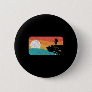 Appalachian Trail Retro Mcafee's Knob Hiking Shirt 6 Cm Round Badge